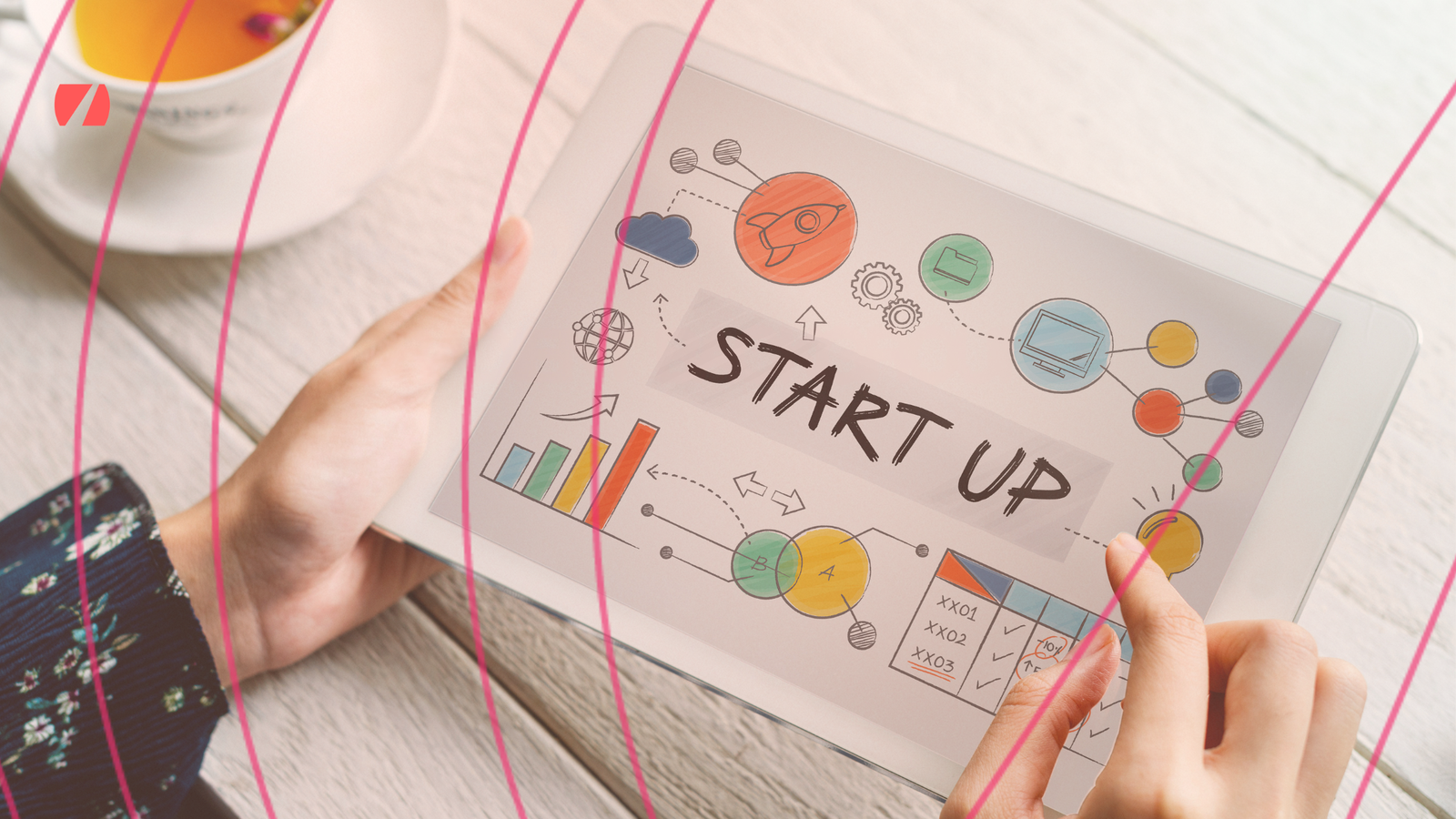 Pessoas em uma reunião de startup